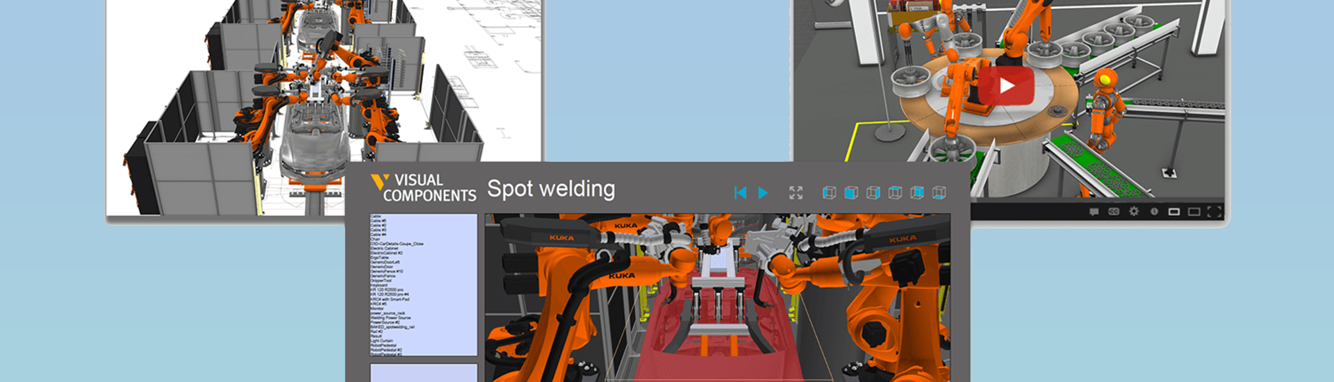 Visual Components 4.0數字化工廠仿真平臺