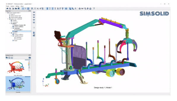無網格快速結構仿真