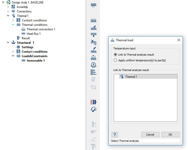 SimSolid熱固耦合